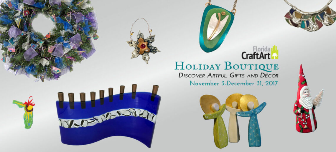 Holiday boutique 2017 art show and gift shopping