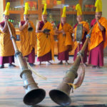 Tibetan monks with horns Florida CraftArt st petersburg