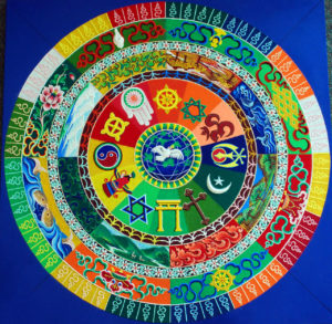 World Peace sand mandala at florida craftart st petersburg