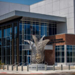 Mark Aeling- Gladiolus Sculpture at Police Station