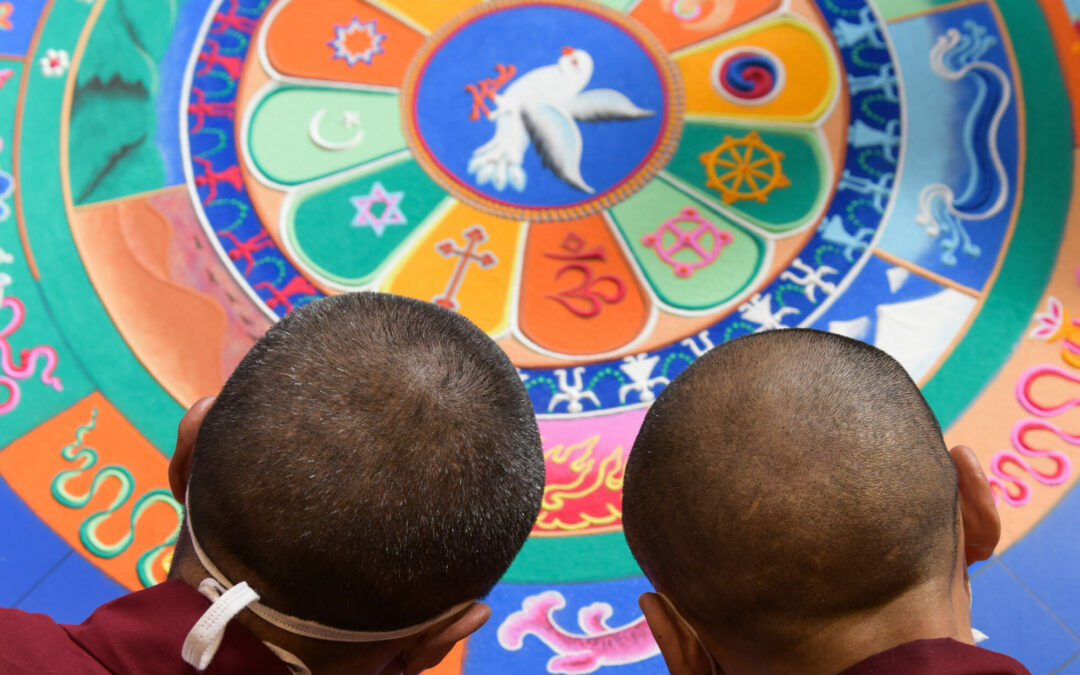 Creation of Wisdom Sand Mandala