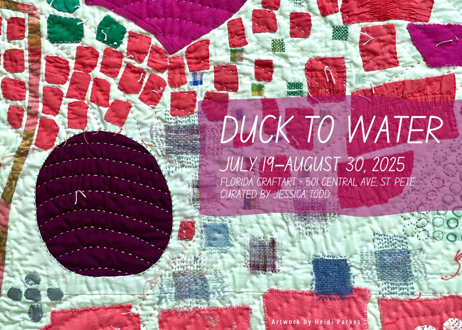 Duck to Water exhibition at Florida CraftArt curated by Jessica Todd