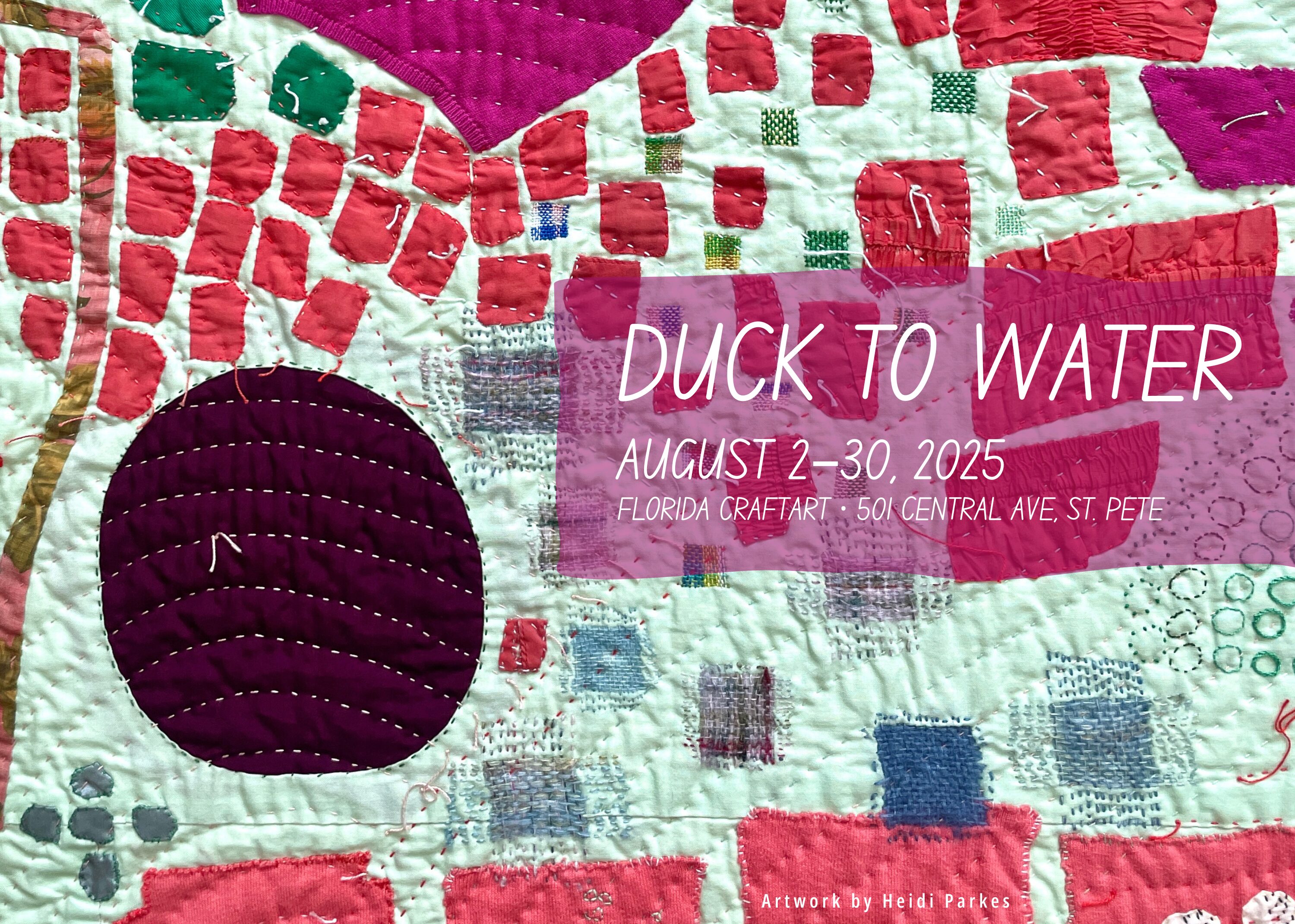 Duck to Water exhibition at Florida CraftArt